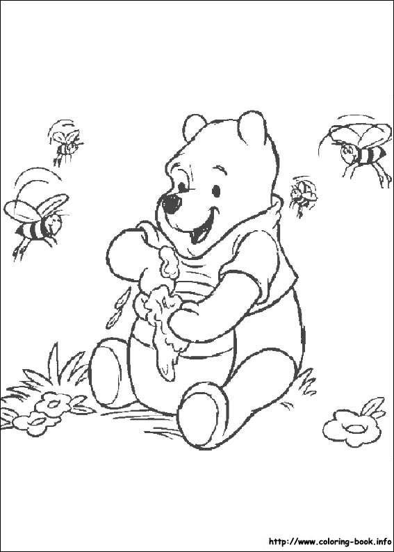 Winnie the Pooh coloring picture